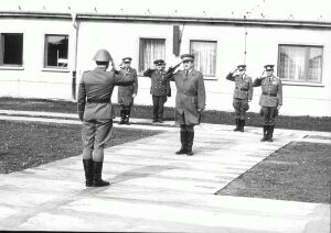 Meldung von Oltn. Hofmann an den Chef MB III, Generalmajor Skerra